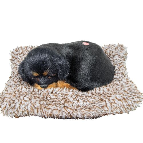 PELUCHE C/SONIDO ROTTWEILER MINI _14X13X5,5CM LL67729