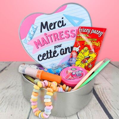 Retro heart candy box - Thank you Mistress for this year