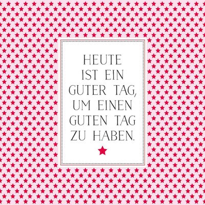 Guter Tag Napkin 33x33