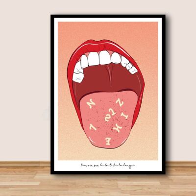 NEUES A5-Poster – Haben Sie es auf der Zunge
