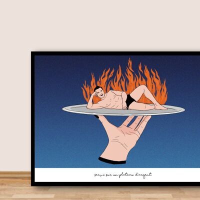 NEW A5 Poster - Served on a silver platter