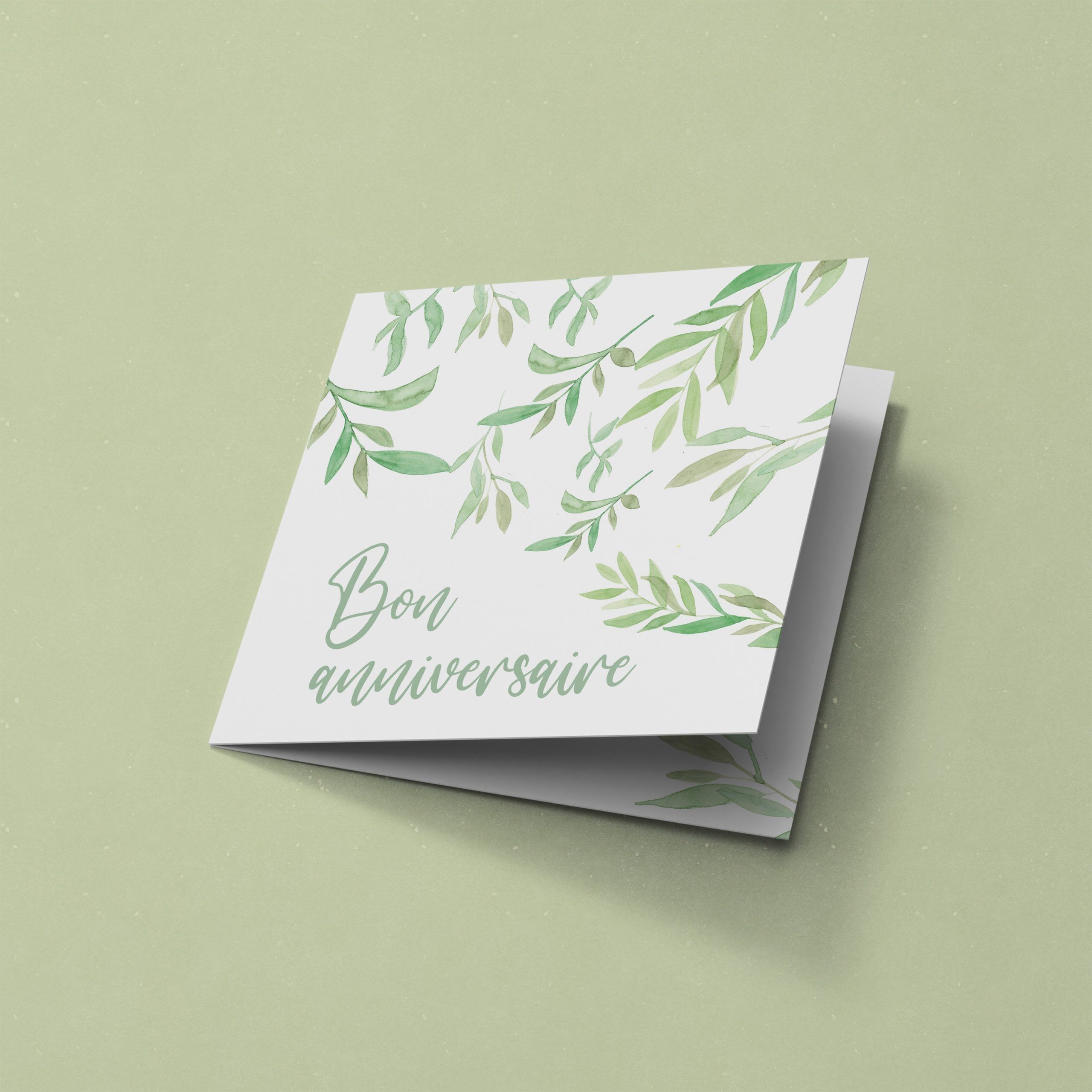 Biglietto naturale di buon compleanno