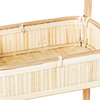 ETAGERE DE RANGEMENT 3 PANIERS BAMBOU/ROTIN _34X23X80CM PANIER:32X23X8.5CM LL34818 6