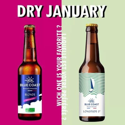 PACK DRY JANURARY - 48 birre analcoliche - 33cl - BIOLOGICHE