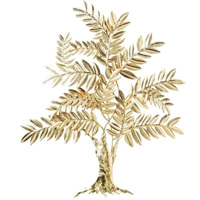 GOLDEN METAL WALL APPLIANCE TREE _74X90X6.5CM LL24386