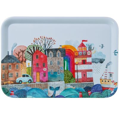 MELAMINE TRAY _45X31X2CM INT:40X26CM LL6028