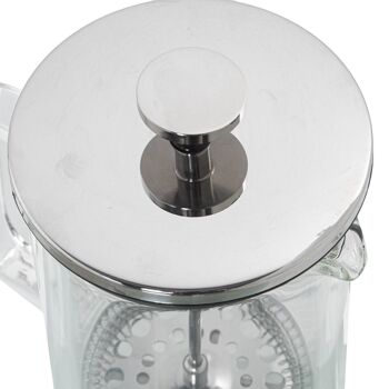 CAFETIÈRE À Piston 350ML DOUBLE VERRE/INOX _7.5X12.5X17.5CM VERRE BOROS LL80157 5