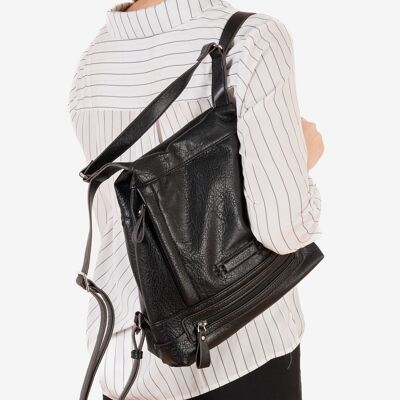 Backpack for women, black, sport backpacks series. 30x30x11cm