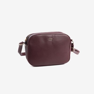 Shoulder bag, burgundy color, Victoria Series. 23x17x7cm