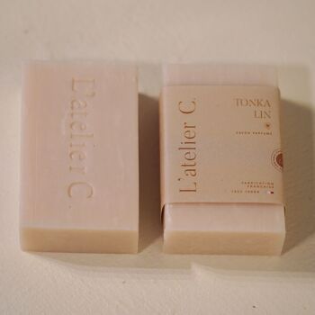 Savon artisanal - Tonka Lin - Parfums de Grasse 1