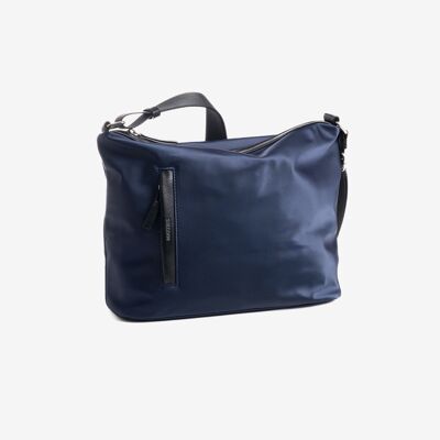 Shoulder bag, blue color, Tanganyika Series. 30x23x11cm