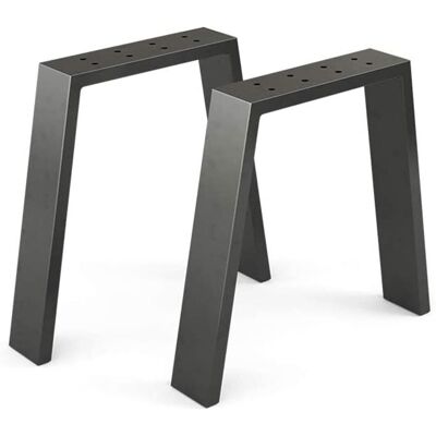 Table frame metal black 55x72 cm 91256