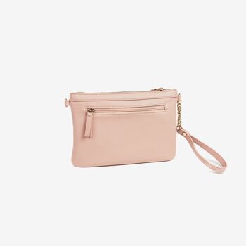 Sac à main avec bandoulière, couleur rose, série Handbags. 26x17cm 2