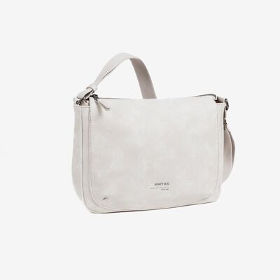 Shoulder bag for women, beige color, Tonga series.   30x22x10.5 cms