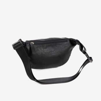 Sac banane homme, noir, Collection Jeunesse. 30x13cm 3