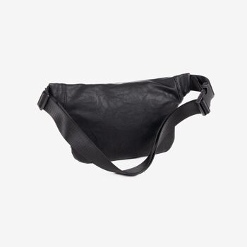 Sac banane homme, noir, Collection Jeunesse.   28x15.5 cm 3