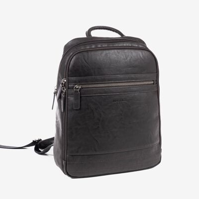 Men's backpack, brown, Youth Collection. 27x36x09cm