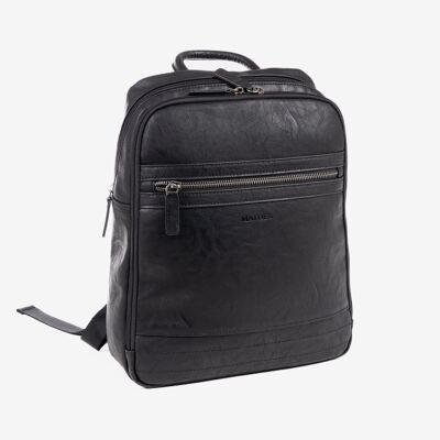 Men's backpack, black, Youth Collection. 27x36x09cm