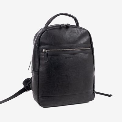 Herrenrucksack, schwarz, Jugendkollektion. 29.5x37x12cm