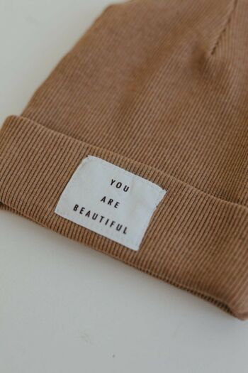 Bonnet pour bébé en coton tricoté - Magnifique 1