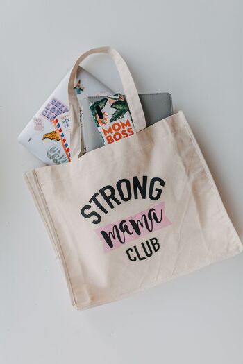 Sac fourre-tout Strong Mama Statement pour les mamans 4