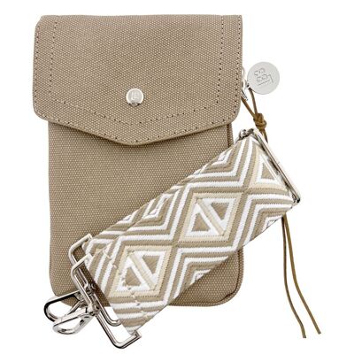 Bag Jolie Canvas Taupe