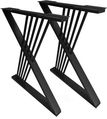 Cadre de table métal noir 60x72 cm 91331 1