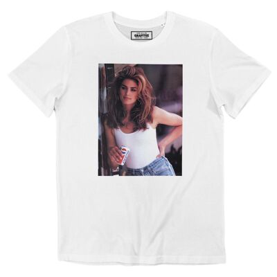 Cindy Crawford t-shirt - Pepsi tv ad photo t-shirt