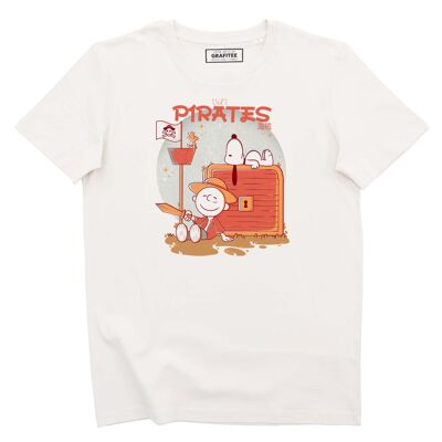 Linda camiseta de piratas - Charlie Brown Snoopy Tee