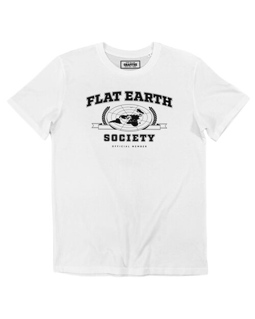 T-shirt Flat Earth Society - Tee-shirt Complotiste Humour