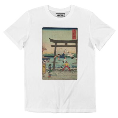 Floating Ball T-Shirt – Mangas Olive und Tom T-Shirt