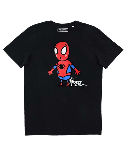 T-shirt Spider Poop - Tee-shirt Spiderman Humour