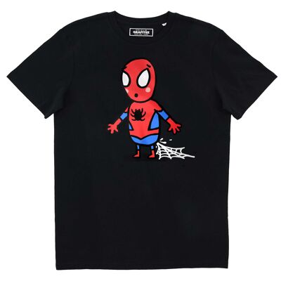 Maglietta Cacca di Ragno - Maglietta Umoristica di Spiderman