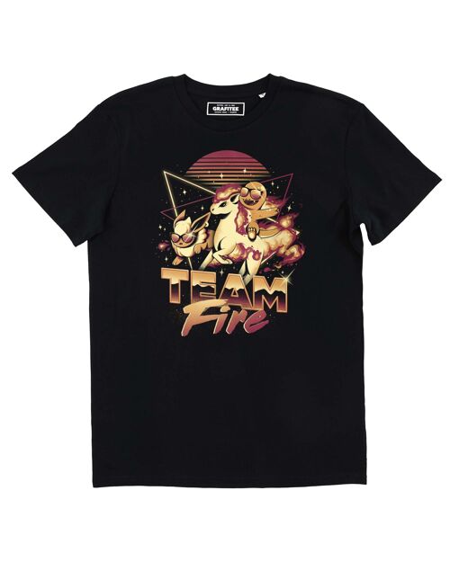 T-shirt Team Fire - Tee-shirt Pokemon Feu Graphique