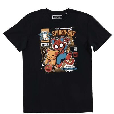 Spinnenkatzen-T-Shirt - Spiderman-Katzen-Humor-T-Shirt