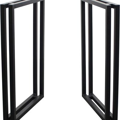 Table frame metal black 55x72 cm 91379