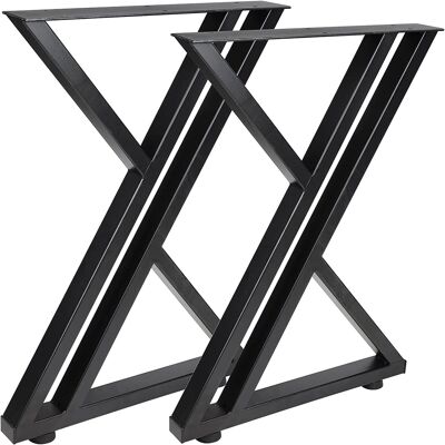 Table frame metal black 55x72 cm 91409