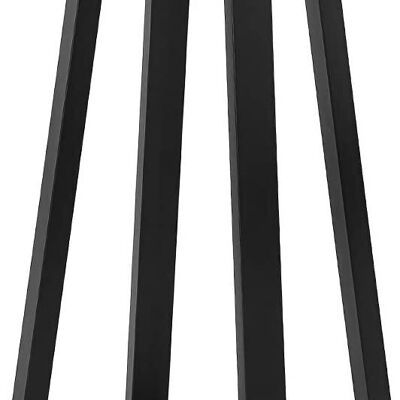 Table frame metal black 55x72 cm 91416