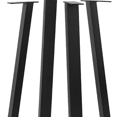 Estructura de mesa metal negro 55x72 cm 91416
