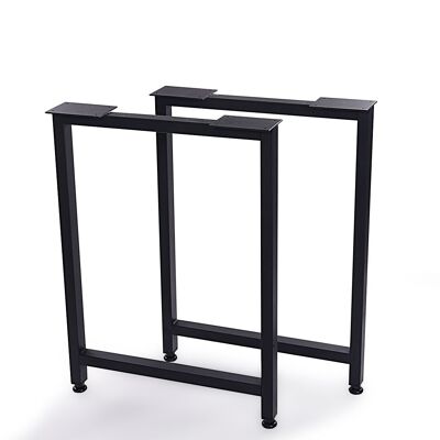 Table frame metal black 55x72 cm 91430