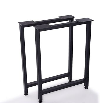 Structure de table métal noir 55x72 cm 91430 2