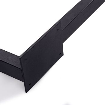 Structure de table métal noir 55x72 cm 91430 3