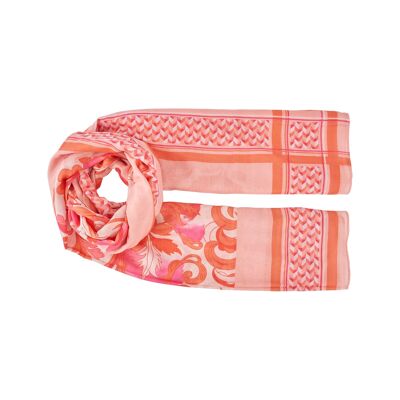 Scarf for women with a summery print