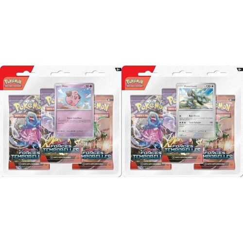 Pokémon EV05 : Pack 3 Boosters Ecarlate & Violet Forces Temporelles