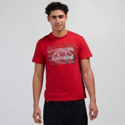 T-SHIRT ROSSA DA UOMO AIRNESS HIT