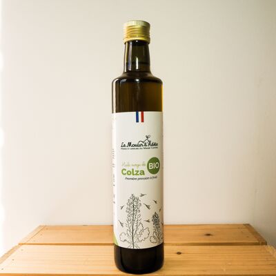 Olio vergine di prima spremitura a freddo di colza biologica 50cL