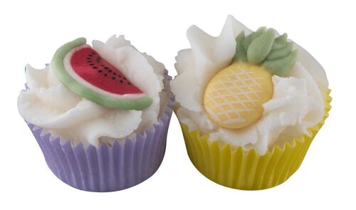 Mini Cupcake Tropical Summer assortis
