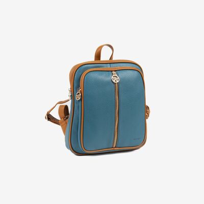 Backpack for women, blue, Faroe series.   25x26.5x06cm