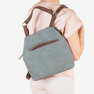 Rucksack für Damen, blau, Somta-Serie. 30x30x11cm