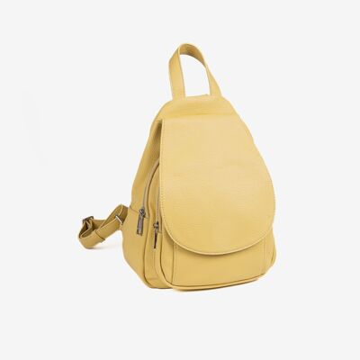 Women's backpack, yellow, Reunion Series. 24x30x12cm